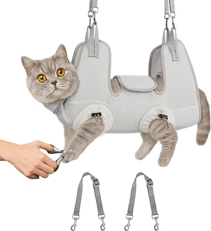 Cat Grooming Hammock for Nail Trimming