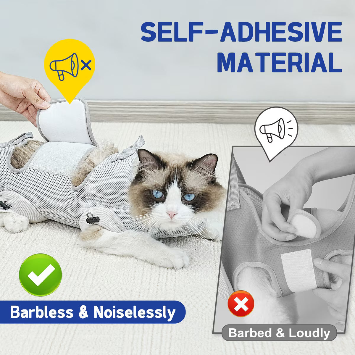 Cat Grooming Hammock for Nail Trimming